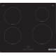 BOSCH Encimera Inducción  PUE611BB5E. 4 zonas, Negro